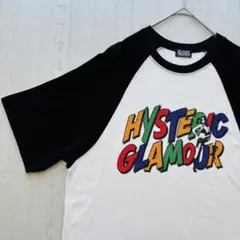 ヒステリックグラマー カラフルロゴ tシャツ 七分袖 大人気デザイン