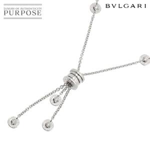 ブルガリ BVLGARI ビーゼロワン エレメント ダイヤ ネックレス 45cm K18 WG ホワイトゴールド 750 B-ZERO1 Necklace 90245982