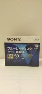 SONY BD-R DL 録画用ブルーレイディスク 10BNR2VLPS4 1回録画用 2層 50GB 10枚パック 未開封品 ソニー 63655