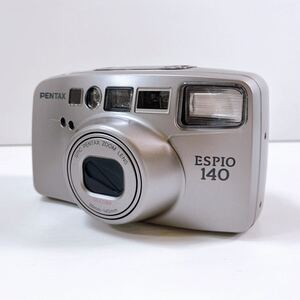 361【中古】PENTAX ESPIO140 ペンタックス コンパクトフィルムカメラ ヴィンテージ フィルムカメラ シルバー 昭和レトロ 動作未確認 現状品