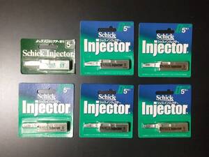 ☆ シック インジェクター Schick Injector 1枚刃 替刃 5枚入x6 計30枚 ネコポス発送可 ☆