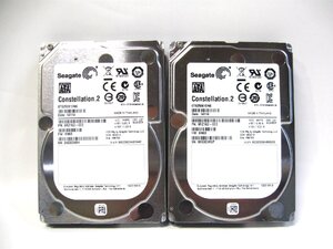 ▽Seagate ST9250610NS 250GB SATA 7200rpm 64MB 2.5型 14.8mm 内蔵HDD 2台 中古 シーゲート Constellation.2