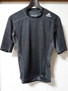 ■1103■アディダス ADIDAS 半袖Tシャツ techfit M●