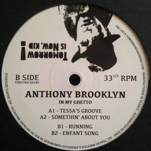 ANTHONY BROOKLYN - IN MY GHETTO / Tomorrow Is Now, Kid!