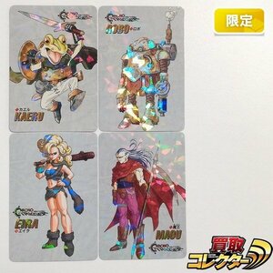 sB369o [限定] クロノトリガー 予約特典 カードダス ステンドグラス まとめ 計4枚 カエル ロボ エイラ 魔王