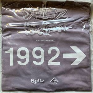 スピッツ　1992→ BIG LONG SLEEVE T-shirt(スモーキーパープル) 【スピッツベルゲン限定】　ロング　Tシャツ　Mサイズ