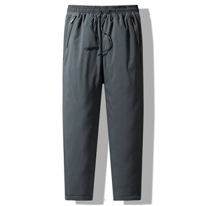 これからの季節にどうでしょう？内側に綿入りのスエットパンツ　グレー 5XL 未使用