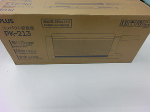 【未使用】 プラス PLUS PK-213 A4 コンパクト断裁機 開封のみ