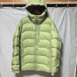 超美品 MAMMUT PERTEX ダウン90%ジャケット S カーキ グリーン と