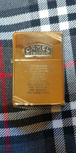 ★ZIPPO/ジッポー CAMEL TROPHY/キャメル トロフィー 1937レプリカ ダイアゴナルライン 1989年製★