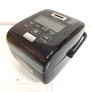 【J377】直接引取OK★中古・現状品★ZOJIRUSHI 象印　圧力IH炊飯ジャー　NW-KA10　5.5合炊き　炎舞炊き　黒漆　2018年製★簡易清掃済