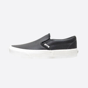 ★SALE★VANS/バンズ★Classic Slip On/クラシックスリッポン (Perf Leather)Black/9.5/27.5cm)