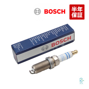 ベンツ W203 W204 W215 W209 W219 ダブルプラチナ スパークプラグ 1本 BOSCH製 C180 C200 C230 CL55 CLK200 CLS55 FR6MPP332 0041594503