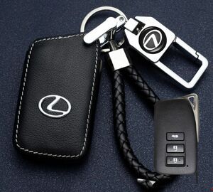 レクサス キーケース レザー製 LEXUS キーカバー キーホルダー LS UX NX LC LX LBX RX RZ LM GX ES スマートキー キーレス