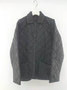 ◇ LAVENHAM ラベンハム キルティング 長袖 ジャケット サイズ36 ブラック レディース P