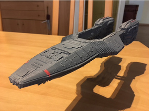 コロニアル ディフェンダー エスコート フリゲーター バトルスター ギャラクティカ 3D プリント Battlestar Galactica 宇宙船