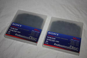 送料無料！　SONY　PFD50DLA　XDCAMディスク 2枚セット 　（検：PDW-、HDW-、PXW-、HXR-、PMW-、HVR-）③