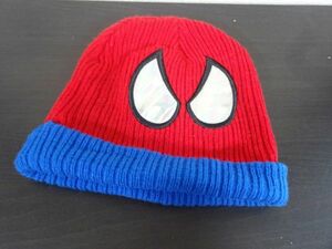 ■ MARVEL ■マーベル　スパイダーマン　ニット帽　キッズ帽子　男の子　サイズ５６cm〜５８cm　キャップ　帽子