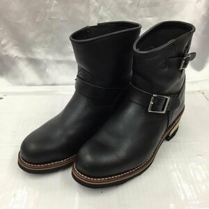 AVIREX 26.0cm アヴィレックス ブーツ エンジニアブーツ 26cm ショートブーツ レザー Boots Engineer Boots 黒 / ブラック / 10103447