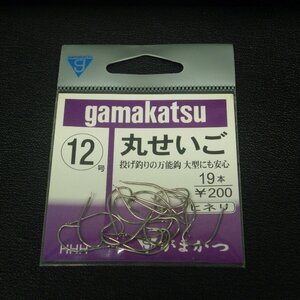 gamakatsu がまかつ 丸せいご 白 12号 19本 ※未使用在庫品 (33m0407) ※クリックポスト