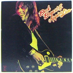 LP,ベックボガート＆アピス　JEFF BECK　ライブインジャパン