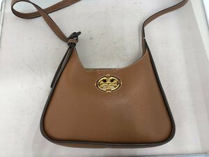 【TORY BURCH】トリーバーチ　ショルダーバッグ　ブラウン　レザー　SY02-FNG