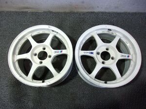 ★軽量!激安!★SSR TYPE-C タイプC 15インチホイール 7.0J+35 4穴 PCD100 2本 EG6 シビック にて使用 / 4R11-361