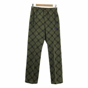 【美品】 Needles / ニードルス | Track Pant - Poly Jq. / 総柄 ジャガード パピヨン ドローストリング トラック パンツ