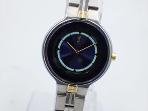 355820【1円スタート】YVES SAINT LAURENT イヴサンローラン YSL 5421-H13855 ラウンド レディース 時計 クオーツ ケース25mm