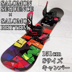 サロモン SALOMON スノーボード シークエンス ビンディングセット リズム