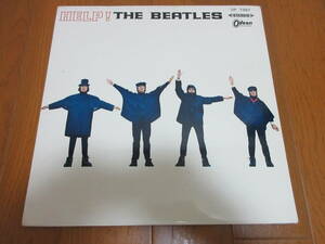 LP　ビートルズ　「４人はアイドル」サウンド・トラック盤　赤盤　ヘルプ　HELP！　THE BEATLES