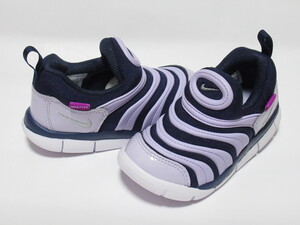 NIKE DYNAMO FREE TD 紫 パープル 15cm ナイキ ダイナモ フリー ベビー キッズ スリッポン 運動靴 343938-439