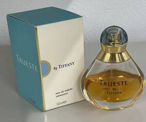 238 TIFFANY ティファニー トゥルーエスト 50ml オードトワレ 長期保管品 中古品 残量約６割 傷錆有 簡易包装で発送