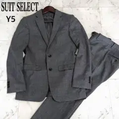 SUIT SELECT セットアップ スーツ メンズ 千鳥格子 グレー Y5