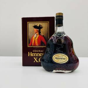 【MSE-0606.1-1】1円～ 未開栓 Hennessy / ヘネシーXO 金キャップ クリアボトル 700ml 40% ブランデー COGNAC 古酒 洋酒 中古 保管品