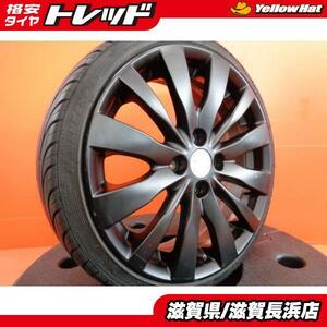 中古 スズキ スイフト純正 16インチ 6.0J +45 4H-100 NK NS2 165/40R16 2019年製 4本セット 軽自動車 チューナーサイズ