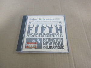 　【US CBS直輸入盤】　シベリウス/交響曲第5番 ポヒョラの娘　バーンスタイン指揮ニューヨーク・フィル　[1961/1964年]　[28]