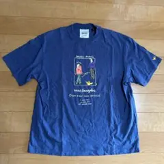 Mark Gonzales Tシャツ ネイビー