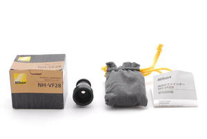 新品同様 Nikon VEIW FAINDER NH-VF28 箱付き ビューファインダー ニコン #6268