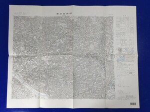 25000分の1地形図【東京西南部】国土地理院発行・平成5年修正測量・平成6年発行　〈六本木・渋谷・品川・目黒区全域・二子玉川・自由が丘〉