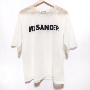 ジルサンダー JILSANDER 半袖Tシャツ サイズS JSPM705040 - ベージュ メンズ クルーネック/シースルー トップス