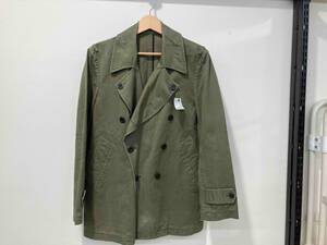 JOHN LAWRENCE SULLIVAN ジョンローレンスサリバン SHORT TRENCH COAT ショートトレンチコート 36 1B011.10-15 カーキ 綿 コットン メンズ