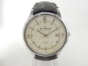 Q867-N37-1944★SKAGEN スカーゲン J755XLSLW メンズ 自動巻 デイト 不動★現状品4