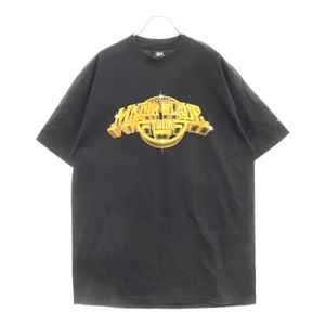 STUSSY ステューシー 00S MAJOR BLADE 2005 TOUR Tee ロゴプリント クルーネック コットン 半袖Tシャツ カットソー ブラック