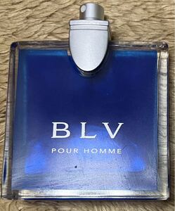 50ml　BVLGARI　ブルガリ　POUR　HOMME　ブループールオム　オードトワレ　ブルー　ほぼ満タン　香水