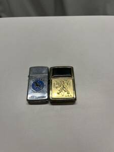 ZIPPO ジッポー Zippo オイルライター 喫煙具 ライター 着火未確認 現状品 使用感あり 2点セット