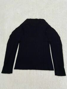 A.POC size2 ブラックウールセーター ウールフレーム イッセイミヤケ 黒