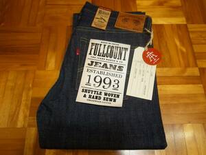 【新品未使用タグ付き】 FULLCOUNT フルカウント ジーンズ 1108R 1108 ROUGH 13.6oz ノンウォッシュ 限定生産モデル ジーパン デニム