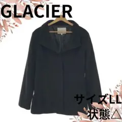 GLACIER グラシア アウター シンプル コート レディース ブラック LL