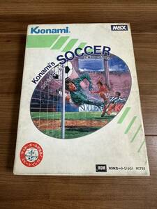 ■コナミ(KONAMI) MSXソフト コナミのサッカー